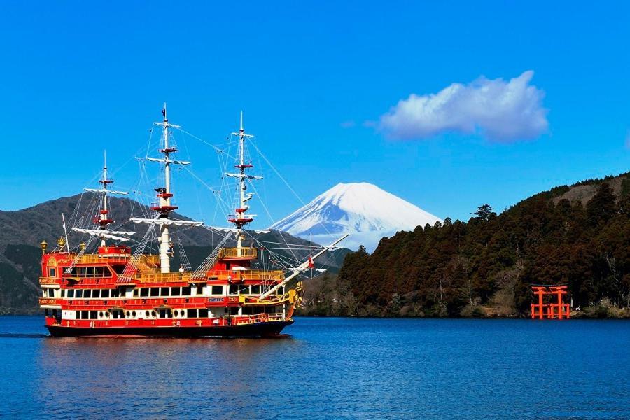 New Open『天然温泉』芦ノ湖畔の完全貸切別荘 Hakone Esterno foto